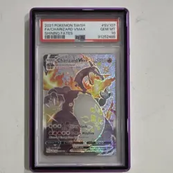 Pokemon Charizard VMAX SV107/SV122 Shining Fates Shiny Holo Rare PSA 10 2021 - Image 1