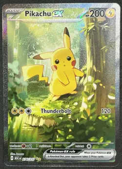 NM Pikachu ex 276/217 Ascended Heroes Special Illustration Rare Pokemon 2026 - Image 1
