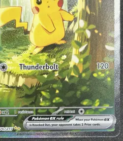 NM Pikachu ex 276/217 Ascended Heroes Special Illustration Rare Pokemon 2026 - Image 4