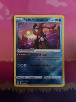 Pokemon Card Radiant Greninja Astral Radiance Holo Rare 046/189 Near Mint - Image 1