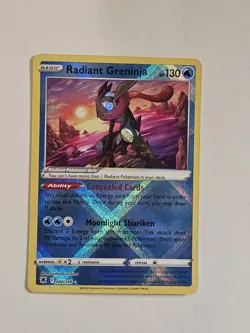 Radiant Greninja 046/189 Rare Astral Radiance Pokemon Holo ✨ Ships Next Day - Image 2