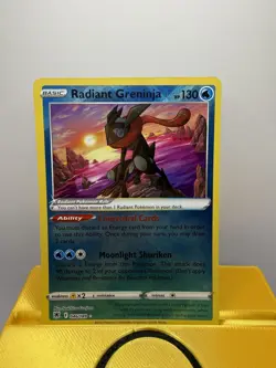 Pokemon Card Radiant Greninja Astral Radiance Holo Rare 046/189 - Image 1