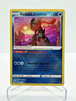 Pokemon Card Radiant Greninja Astral Radiance Holo Rare 046/189 Near Mint - Image 1