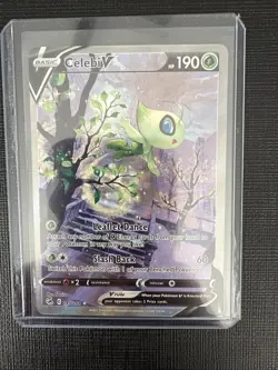 Pokemon TCG SWSH Fusion Strike Celebi v Alt Art Holo Ultra Rare Card 245/264 - Image 1