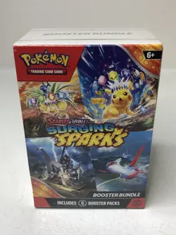 Pokemon Scarlet & Violet: Surging Sparks Booster Bundle Box 6 Packs Tcg Card - Image 2