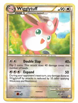 Pokemon Card: Wigglytuff 56/123 HeartGold SoulSilver HGSS Base Set! NM - Image 1
