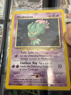 Pokemon TCG Misdreavus #39 Black Star Promo Card WOTC T56 - Image 1