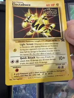 Electabuzz - Black Star Promo - #2 - Movie Pokemon 2000 Movie Card MP T2 - Image 2