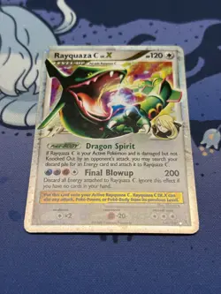 Pokemon Rayquaza C Lv. X 146/147 Supreme Victors Holo Rare Card - Image 3