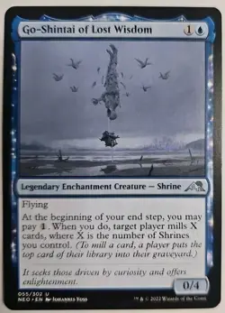 MTG Magic The Gathering Card Go-Shintai of Lost Wisdom Legendary Enchantment - Image 1