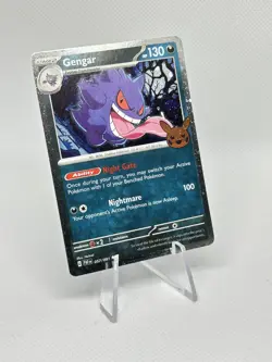 MOON & BODY DOUBLE WHOLE SWIRL 🌀💫 BLEED Gengar 057/091 Halloween Holo Pokemon - Image 4