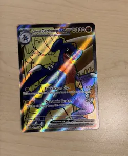 Pokemon TCG Cynthia's Garchomp EX Destined Rivals 204 Promo Card NM Mount - Image 1