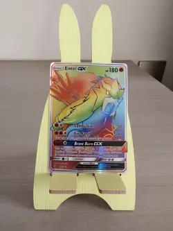 2017 PTCG Pokemon Shining Legends English Version Ultra Art Entei GX 74/73 - Image 1