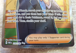 Larry [trainer-supporter] 235/182 RR full art Paradox Rift SV04 Pokemon TCG NM - Image 3