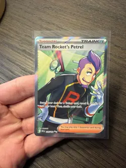 Team Rocket's Petrel 226/182 Ultra Rare Pokemon TCG Sv10: Destined Rivals - NM - Image 1