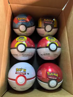 Costco 6 Pokeball Bundle, 18-packs, G25 Balls Pokemon TCG - Image 1