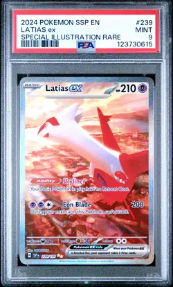 2024 POKEMON SSP EN-SURGING SPARKS #239 LATIAS EX PSA 9 - Image 1