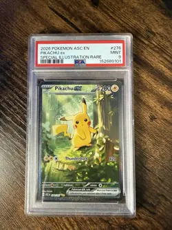 Pokemon Pikachu ex Special Illustration Rare PSA 9 Ascended Heroes 276/217 - Image 1