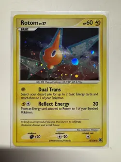 Rotom 13/100 Holo Rare Majestic Dawn Pokemon Holo Moderately Played - Image 1
