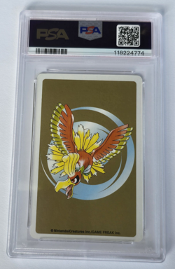 2000 Japanese Pokemon Nidoking 10 of Hearts #034 Gold Playing Card PSA 10 Gem MT - Image 2