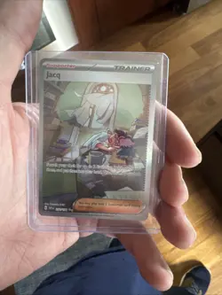 Pokemon TCG Jacq 250/198 Scarlet Violet Full Art NM Special Illustration Rare - Image 1