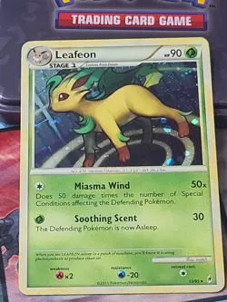 Pokemon TCG Leafeon 13/95 Rare Holo Stage 1 Grass Type 90 HP 2011 English - Image 1