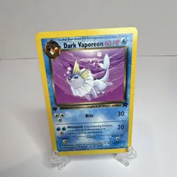 Pokemon TCG Dark Vaporeon non holo Team Rocket 45/82 Rare 1st Edition - Image 1