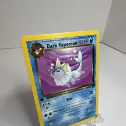 Pokemon TCG Dark Vaporeon non holo Team Rocket 45/82 Rare 1st Edition - Image 2