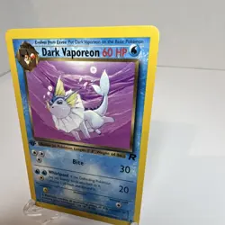 Pokemon TCG Dark Vaporeon non holo Team Rocket 45/82 Rare 1st Edition - Image 3