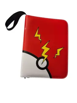 Collectible Trading Card Album/Binder, 400 Pockets, Red - Image 1