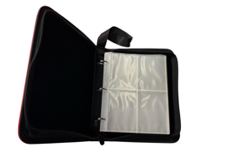 Collectible Trading Card Album/Binder, 400 Pockets, Red - Image 4