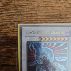 YuGiOh Black-Winged Dragon TSHD-EN040 1st Edition Ultimate Rare NM - Image 2