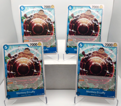Monkey D. Luffy Playset - OP11-058 x4 - A Fist of Divine Speed - One Piece TCG - Image 1