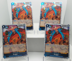 Buggy Playset ST17-003 x4 - PRB02 Pirate Foil Reprint - One Piece TCG English - Image 1