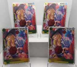 Cavendish Playset OP10-105 x4 - PRB02 Pirate Foil Reprint - One Piece TCG - Image 1