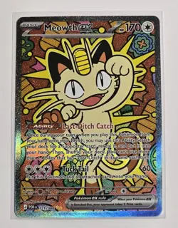 Meowth EX 121/088 Special Illustration Rare Perfect Order SIR Pokemon TCG NM/M - Image 1