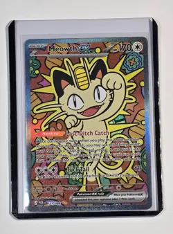 Meowth EX 121/088 Special Illustration Rare Perfect Order SIR Pokemon TCG NM/M - Image 3