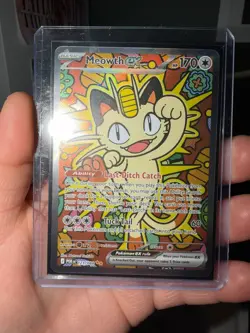 Pokemon TCG Meowth ex 121/088 Special Illustration Rare Perfect Order SIR - Image 2