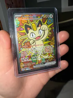 Pokemon TCG Meowth ex 121/088 Special Illustration Rare Perfect Order SIR - Image 3