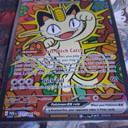 Pokemon TCG Meowth ex 121/088 Special Illustration Rare Perfect Order SIR - Image 3