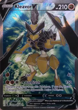 Kleavor V (Full Art) Holo Promo SWSH: Sword & Shield Promo Cards SWSH248 NM - Image 1