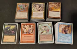 **MUST LOOK** OVER 500 VINTAGE MAGIC THE GATHERING CARDS 1993-1999 - Image 1