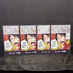 Set Of 4 One Piece TCG English OP15 Adventure on Kami's Island Don Card Lot Of 4 - Image 1
