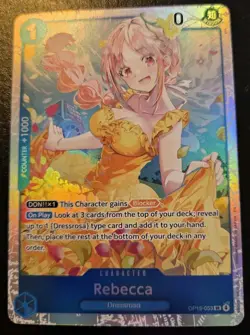 Rebecca OP15-053 Foil Super Rare Adventure On Kami's Island One Piece Card Game - Image 1