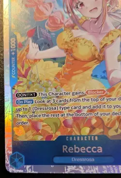 Rebecca OP15-053 Foil Super Rare Adventure On Kami's Island One Piece Card Game - Image 4