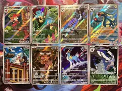 Japanese Pokemon Holo Illustration Art rare (AR) 8 Card Lot Black Bolt NM - Image 1