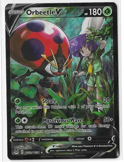 Orbeetle V TG12/TG30 Lost Origin Ultra Rare Full Art FA Holo Pokemon TCG Card NM - Image 1
