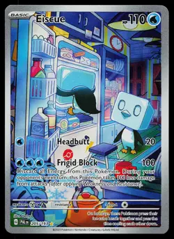 Pokemon Card - Eiscue Paldea Evolved 205/193 Illustration Rare 2023 - Image 1