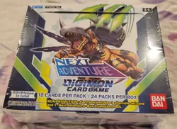 Bandai Digimon CCG Next Adventure Booster Box - 24 Cards 811039036225 - Image 1