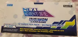 Bandai Digimon CCG Next Adventure Booster Box - 24 Cards 811039036225 - Image 2